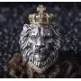 PikaLF Lion Head Ring for Men, Punk Animal King Crown Lion Ring, Hip Hop Lion Head with Crown Rhinestones Crystal Biker Ring, Lion Totem Ring, Amulet Ring, Gothic Jewelry Gift for Men Boys PikaLF Lion Head Ring for Men, Punk Animal King Crown Lion Ring, Hip Hop Lion Head with Crown Rhinestones Crystal Biker Ring, Lion Totem Ring, Amulet Ring, Gothic Jewelry Gift for Men Boys