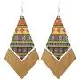 MyDarilyn Trendy Boho Gypsy Bohemian Indian Bollywood Style Big Wood Wooden Dangle Hippie Earring MyDarilyn Trendy Boho Gypsy Bohemian Indian Bollywood Style Big Wood Wooden Dangle Hippie Earring