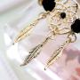 Simsly Punk Choker Necklace Black Dreamcatcher Necklaces Chain Jewelry for women and Girls