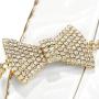 Sethain Boho Rhinestone Choker Necklace Silver Crystal bowknot Necklaces Party Jewelry Accessories for Women and Girls
