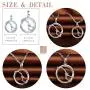 Infinite U Simple Popular Big Dipper Necklace 925 Sterling Silver Lovely Dipper Pendant Couples Necklaces Jewelry Set