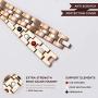 IONICO Rose - Gold Magnetic Therapy Bracelet for Women | Reliefs Arthritis, Carpal Tunnel, migraine, Pain, Blood Pressure | Strong Alternative Medicine Health Energy with Unique Healing Power