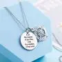 LParkin I Am The Master of My Fate I Am The Captain of My Soul Compass Necklace Jewelry Invictus Inspirational Quote Graduation Gift