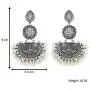 Aheli Bollywood Ethnic Oxidised Earrings Dangler Stylish Traditional Indian Fashion Jewelry for Women, Girls