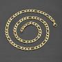 West Coast Jewelry | Crucible Stainless Steel Figaro Chain Necklace - 24''