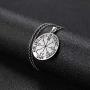 VASSAGO Stainless Steel Sixth Pentacle of Mars Key of Solomon Seal Pendant Necklace Engraved Round Charm Talisman Necklaces Jewelry for Men Women Teens Christmas Birthday New Year Gifts