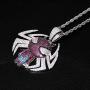 KMASAL Jewelry Iced Out Personality Fashion Spider Pendant 18K Gold Plated Bling CZ Simulated Diamond Hip Hop Necklace for Men Women