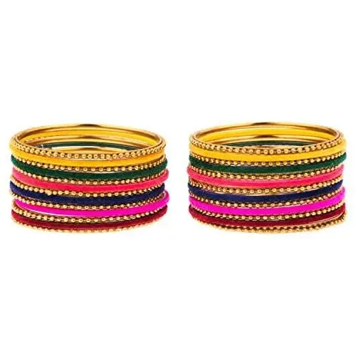 Efulgenz Boho Oxidized Indian Jewelry Velvet Bangles Set Bracelets Jewelry for Women Girls Efulgenz Boho Oxidized Indian Jewelry Velvet Bangles Set Bracelets Jewelry for Women Girls