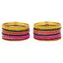 Efulgenz Boho Oxidized Indian Jewelry Velvet Bangles Set Bracelets Jewelry for Women Girls Efulgenz Boho Oxidized Indian Jewelry Velvet Bangles Set Bracelets Jewelry for Women Girls