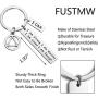 FUSTMW AA Symbol Keychain Sobriety Gifts Alcoholics Anonymous Gifts Addiction Recovery Jewelry I Am Strong I Am Loved I Am Enough New Beginnings Gift