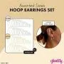 Hoop Earrings Set for Women (Gold, Silver, 24 Pairs) Hoop Earrings Set for Women (Gold, Silver, 24 Pairs)