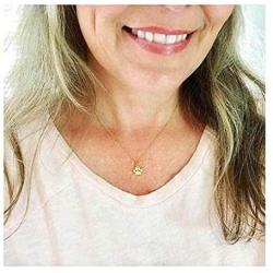 Yalice Lovely Paw Necklace Chain Short Footprint Pendant Necklaces Jewelry for Women and Girls