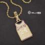 HELLOICE Holiday Gifts Iced Lakers 24 Jersey Necklace for Women Men Basketball Fans Pendant