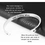 SAM & LORI Inspirational Cuff Bracelet Bangle Keep Going Motivational Mantra Quote Stainless Steel Engraved Best Friend Sister Gift for Women Teen Girls with Hidden Message