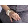 Steve Madden Chevron Design Wide Stretch Bracelet for Women