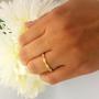 Dazzlingrock Collection 0.30 Carat (ctw) 10K Gold Round White Diamond Ladies Vintage Stackable Wedding Band 1/3 CT