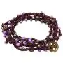 ISHVAKU Bohemian wrap Around Bracelet for Women and Girls in Purple Color ISHVAKU Bohemian wrap Around Bracelet for Women and Girls in Purple Color