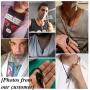 Jstyle Stainless Steel Necklace for Men Necklace Chain Spear Wolf Teeth Pendant Adjustable Chains 2 Set