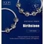 Lorrifal Month 925 Sterling Silver Original Birthstone Charms fit Pandora Bracelets Necklace Perfect Jewelry Birthday Loved Beads Gift for Women Girls Mom Daughter