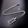 U7 Abacus Pendant 18K Gold Plated/Stainless Steel Men Women Necklace, 22 Inch Chain