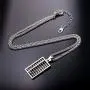 U7 Abacus Pendant 18K Gold Plated/Stainless Steel Men Women Necklace, 22 Inch Chain