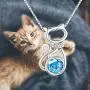 Sterling Silver Cat Pendant Necklace with Swarovski Birthstone Crystal,Cute Jewelry Gifts for Cat Lovers Sterling Silver Cat Pendant Necklace with Swarovski Birthstone Crystal,Cute Jewelry Gifts for Cat Lovers