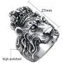 Lion Head Ring for Men, Punk Animal King Crown Lion Ring, Hip Hop Cross Ring, Lion Totem Ring, Amulet Ring, Heavy Metal Rock Punk Style Gothic Biker Ring, Viking Lion Jewelry Gift for Men Boys Lion Head Ring for Men, Punk Animal King Crown Lion Ring, Hip Hop Cross Ring, Lion Totem Ring, Amulet Ring, Heavy Metal Rock Punk Style Gothic Biker Ring, Viking Lion Jewelry Gift for Men Boys