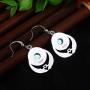 KWUNCCI Celtic Knot Claddagh Dangle Drop Earrings Sterling Silver Plated Irish Earrings for Women Girls