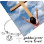 MAOFAED Goddaughter Gift You are More Loved Than You Know Goddaughter Bracelet