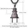 U7 Men Cool Plug Pendant Stainless Steel/Black Gun Plated/ 18K Gold Plated Hip Hop Necklace U7 Men Cool Plug Pendant Stainless Steel/Black Gun Plated/ 18K Gold Plated Hip Hop Necklace