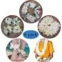 Udalyn Hawaiian Luau Flower Leis Jumbo Necklaces Bracelets Headband Anklets Set 6-7 Pack