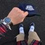 Rastaclat Mens Braided Bracelet, 100% Polyester - Medium/Large