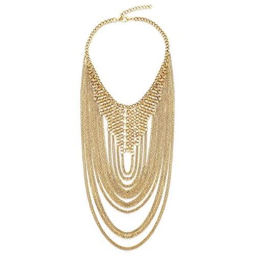 Steve Madden Chain-link Loop Statement Necklace for Women