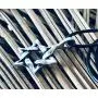 Trilogy Jewelry Pewter Star of David Woven Pendant on Leather Necklace