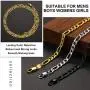 ChainsHouse 4-13mm Figaro Chain Necklace Stainless Steel/18K Gold Plated Figaro Link Chain for Men Women, 18''-30'', Send Gift Box ChainsHouse 4-13mm Figaro Chain Necklace Stainless Steel/18K Gold Plated Figaro Link Chain for Men Women, 18''-30'', Send Gift Box