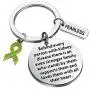 WSNANG Kidney Disease Awareness Jewelry Behind Every Person with Kidney Disease There is Stronger Family Supports Them Keychain Kidney Disease Fighter Gift