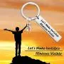 CENWA Mental Health Awareness Gift Invisible Illness Keychain Hope Ribbon Jewelry Lets Make Invisible Illnesses Visible Keychain CENWA Mental Health Awareness Gift Invisible Illness Keychain Hope Ribbon Jewelry Lets Make Invisible Illnesses Visible Keychain