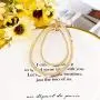 FUNRUN JEWELRY 3PCS Long Pendant Necklace for Women Circle Knot Tassel Necklace Sweater Chain Statement Necklace Set