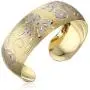 14k Yellow Gold-Filled Hand Engraved Cuff Bracelet