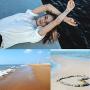 Ocean Sea Turtle Bracelets Save Beach Jewelry for Women Men 8MM Natural Stone Elastic Friendship Beads Bracelet (x-Group 1)