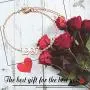 FAADBUK Birth Years Anklet Initial Year Number Rose Gold Pendant Anklets 1980-2020 Initial Year Number Anklet Old English Arabic Number Stainless Steel Friendship Ankle Bracelet