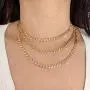 JIBSA 18K Gold Plated Choker Layered Thin Dainty Chain Necklace 14'' 16'' 18'' Long for Women Teen Girls Fashion Jewelry JIBSA 18K Gold Plated Choker Layered Thin Dainty Chain Necklace 14'' 16'' 18'' Long for Women Teen Girls Fashion Jewelry