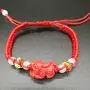 MANRUO The Best Feng Shui Red String Bracelet with Cinnabar Pi Xiu/Pi Yao Lucky Wealthy Amulet Brecelet Jewelry MANRUO The Best Feng Shui Red String Bracelet with Cinnabar Pi Xiu/Pi Yao Lucky Wealthy Amulet Brecelet Jewelry