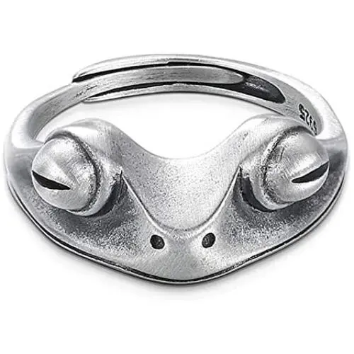 Frog Open Rings Vintage Cute Animal Finger Ring Adjustable Animal Frog Punk Creative Figure Ring for Women Party Jewelry Frog Open Rings Vintage Cute Animal Finger Ring Adjustable Animal Frog Punk Creative Figure Ring for Women Party Jewelry