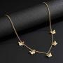 Joyiever Dainty Butterfly Necklace for Women Gold Choker Necklaces Butterfly Choker for Wife Girlfriend Friends Gifts