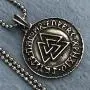 Norse Viking Celtic Jewelry Valknut Odin Elder Futhark Rune Protection Amulet Unisex Boys Mens Pendant Necklace Charm for men w silver ball chain Norse Viking Celtic Jewelry Valknut Odin Elder Futhark Rune Protection Amulet Unisex Boys Mens Pendant Necklace Charm for men w silver ball chain