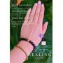 Lava Rock Bracelet with Lavender Essential Oil, Black Tourmaline Crystal Healing, Aromatherapy Diffuser Bracelet, Yoga Meditation Bracelet Abundance Wealth, Anti Anxiety Bracelet for Women and Men