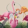 SEIRAA Pineapple Jewelry Sand Tall Be Sweet Keychain Flamingo Jewelry Tropical Inspirational Gift