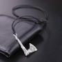 fishhook Vintage Retro Trinity Celtic Knot Norse Viking Odin Valknut Amulet Axe Pendant Necklace Jewelry