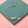 MONOOC Horse Gifts for Girls Bracelets, Dainty Gold Horse Bracelets for Women Charm Bracelets Horse Themed Gifts for Horse Lover Children Women Initial Heart Letter Horse Bracelets Jewelry